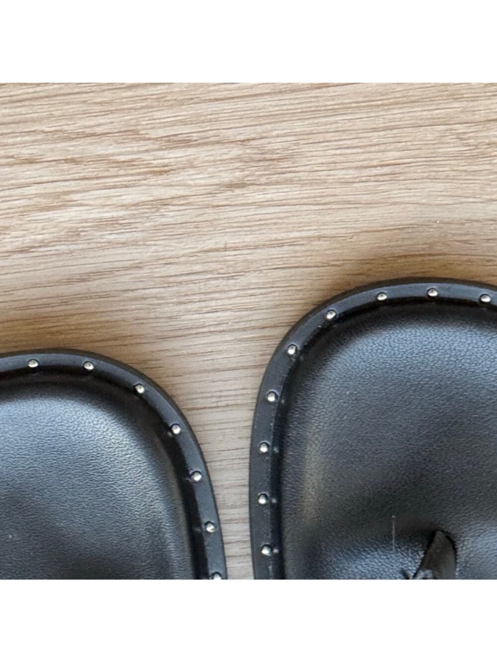 PAIGE Black Strappy Leather Flat Sandals NEW! Size 8.5 - Picture 8 of 9